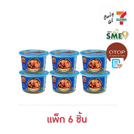 OTOP ป้าแว่น น้ำพริกกุ้งเสียบอันดามัน 30 กรัม (แพ็ก 6 ชิ้น) - ป้าแว่น, เครื่องปรุงรสและของแห้ง