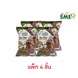 OTOP กุ๊กกิ๊ก จมูกข้าวผสมธัญพืชอบกรอบรสช็อกโกแลต 35 กรัม (แพ็ก 4 ชิ้น) - Kookkik, หมูหยอง/หมูแผ่น