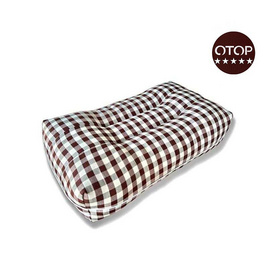 OTOP Maeyam หมอน ลายสก๊อต สีน้ำตาล - Maeyam, หมอนหนุนและหมอนข้าง