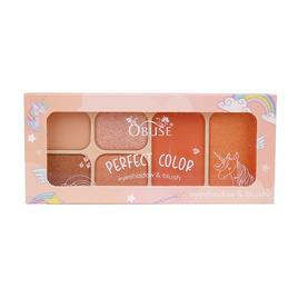 Obuse พาเลทตาและแก้ม Perfect Color 14.8 กรัม - Obuse, ทาตา