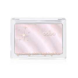 Odbo ไฮไลท์ Glowing Skin Highlighter OD1304 4.5 กรัม - Odbo, แก้ม