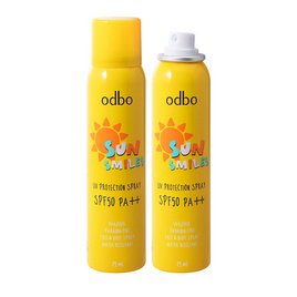 Odbo กันแดดเนื้อโลชั่น Sun Smiles UV Protection Spray SPF 50 PA++ 75 กรัม - Odbo, Odbo