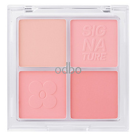 Odbo บลัชออน The New Signature Blusher Palette 9 กรัม - Odbo, แก้ม