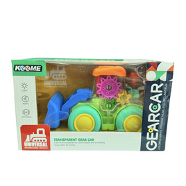 Onelink Toys No.M02-A รถตักชนถอย มีเสียง มีไฟ (หัวตักสีน้ำเงืน) - Onelink Toys, ของเล่นที่มีเครื่องยนต์กลไก