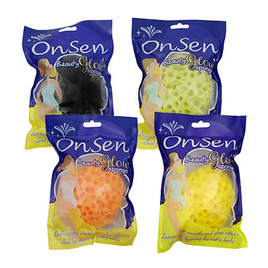 Onsen ใยขัดผิว Beauty Glow คละสี (แพ็ก 4 ชิ้น) - Onsen, 7Online