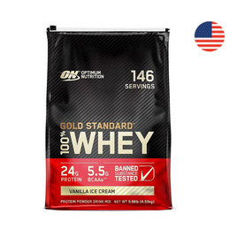 Optimum Nutrition โกลด์ สแตนดาร์ท เวย์โปรตีน 10 ปอนด์ รสวานิลลา ครีม - Optimum Nutrition, สินค้าใหม่