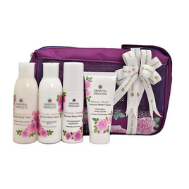 Oriental Princess ชุดเซ็ทกระเป๋าพกพา Oriental White Flower Travel Set (4ชิ้น/ชุด) - Oriental Princess, 7Online