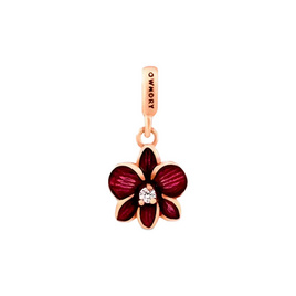 Ownory จี้ชาร์มดอกกล้วยไม้ Bright Orchid Dangle Charm รหัส 10006615 - Ownory, เครื่องประดับผู้หญิง