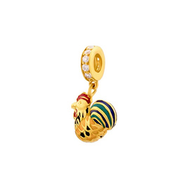 Ownory จี้ชาร์มไก่เบญจรงค์ Thai Rooster Dangle Charm รหัส 10006636 - Ownory, เครื่องประดับผู้หญิง