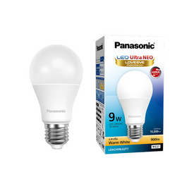PANASONIC หลอดไฟ LED Ultra 9W แสงส้ม - Panasonic, หลอดไฟ