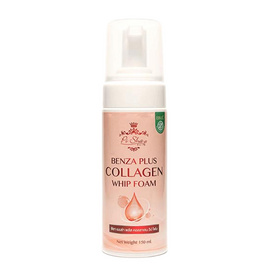 PISHA วิปโฟมล้างหน้า Benza Plus CollaGen Whip Foam 150 มล. - PISHA, 7Online