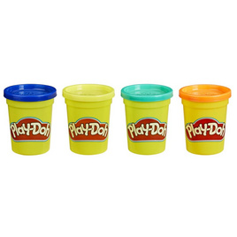PLAY-DOH ชุดแป้งโด WILD 4 สี - Kiddo pacific, ของเล่นเพื่อการศึกษา งานฝีมือ และปริศนา และเกมกระดาน