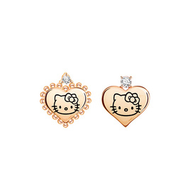 PRIMA Hello Kitty ต่างหูเพชร ตัวเรือน 9k รหัสสินค้า LCDE1702-01 - PRIMA, Hello Kitty