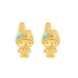 PRIMA My Melody ต่างหูทองคำ 99.9% รหัสสินค้า LC1E4244-18 - PRIMA, แฟชั่น