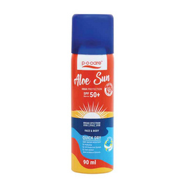 P.O.Care สเปรย์กันแดด ALOE SUN SPRAY SPF50+ PA++++ 90 มล. - P.O.Care, ครีมกันแดด