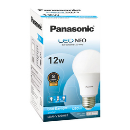 Panasonic หลอดไฟแอลอีดีนีโอ 12วัตต์ แสงขาว - Panasonic, โคมไฟและหลอดไฟ