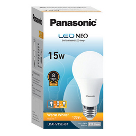 Panasonic หลอดไฟแอลอีดีนีโอ 15 วัตต์ แสงส้ม - Panasonic, โคมไฟและหลอดไฟ