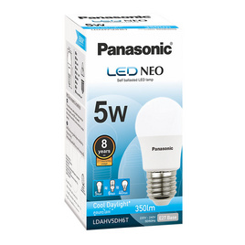 Panasonic หลอดไฟแอลอีดีนีโอ 5วัตต์ แสงขาว - Panasonic, Panasonic