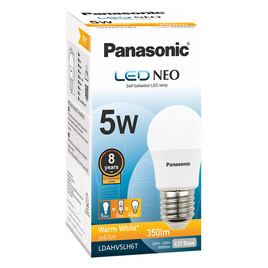 Panasonic หลอดไฟแอลอีดีนีโอ 5วัตต์ แสงส้ม - Panasonic, หลอดไฟ