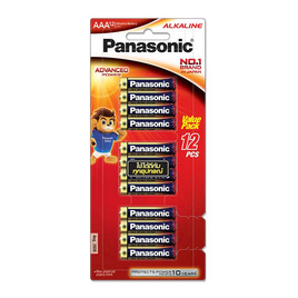 Panasonic ถ่านอัลคาไลน์ AAA (แพ็ก 12 ชิ้น) - Panasonic, แก็ดเจ็ต