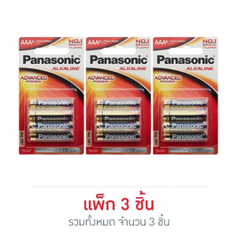 Panasonic ถ่านอัลคาไลน์ AAA แพ็ก 6 ( 3 แพ็ก 18ก้อน) - Panasonic, ไอที กล้อง