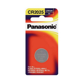 Panasonic ถ่านเม็ดกระดุม CR-2025 (แพ็ก 5 ชิ้น) - Panasonic, ถ่านไฟฉาย และเครื่องชาร์จ