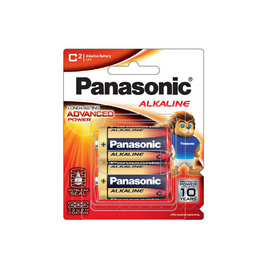 Panasonic ถ่านไฟฉาย อัลคาไลน์ รุ่น LR14T/2B ขนาด C (แพ็ก 2 ก้อน) - Panasonic, แก็ดเจ็ต