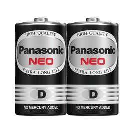 Panasonic ถ่านโซนิคใหญ่ดำ R20NT (แพ็ก 2 ก้อน) - Panasonic, ไอที กล้อง