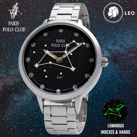 Paris Polo Club นาฬิกาข้อมือ PPC-220601L-LEO ราศีสิงห์ - Paris Polo Club, อนาล็อก