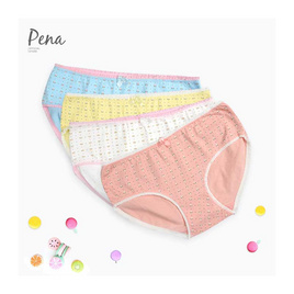 Pena house underwear กางเกงชั้นในผู้หญิงลายดอกไม้ (แพ็ก 4 ชิ้น) - Pena house, ไอเทมแฟชั่น แพ็กสุดคุ้ม