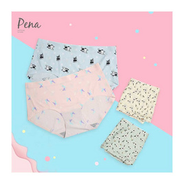 Pena house underwear กางเกงชั้นในผู้หญิงแบบไร้ขอบมีลาย (แพ็ก 4 ชิ้น) - Pena house, แฟชั่นผู้หญิง