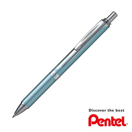 Pentel ปากกาโรลเลอร์หมึกเจล Energel Sterling BL407 ด้ามสีฟ้าอ่อน - Pentel, สินค้าขายดี booksmile 1