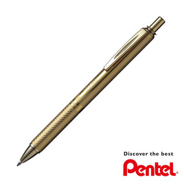 Pentel ปากกาโรลเลอร์หมึกเจล Energel Sterling BL407 ด้ามสีทอง - Pentel, เครื่องเขียน