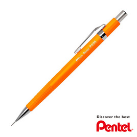 Pentel ดินสอกด P205 Neon Mechanical Pencil ขนาด 0.5มม. ด้ามสีส้มนีออน - Pentel, ดินสอ