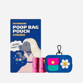 Pethroom Poop bag pouch กระเป๋าเก็บมูลสัตว์เลี้ยงแบบพกพา Smile We Love - Pethroom, บ้านและสวน