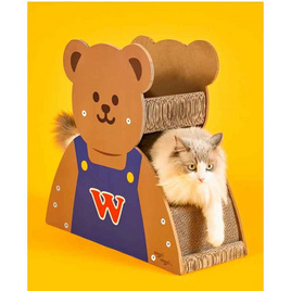 Pethroom x Wiggle Cat Scratcher Playground Wiggle Bear ที่ลับเล็บแมว - Pethroom, บ้านและสวน