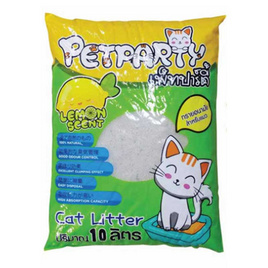 Petparty ทรายแมวกลิ่นเลมอน 10 ลิตร - Petparty, ห้องน้ำและผ้าอ้อมสัตว์