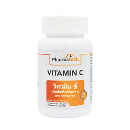 Pharmatech วิตามินซี บรรจุ 30 แคปซูล - Pharmatech, อาหารเสริม