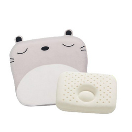 Phurinn Baby Pillow หมอนหลุม หมอนเด็ก พร้อมปลอก สำหรับเด็กแรกเกิด-12เดือน (ถอดซักได้) - Phurinn, ที่นอนและเครื่องนอน