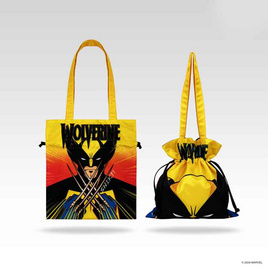 Pick Me Up กระเป๋าผ้าพิมพ์ลาย WOLVERINE สีเหลือง - Pick Me Up, 7Online