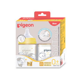 Pigeon พีเจ้น ขวดนม PPSU WN3 HOWAPIPI 160 มล.แพ็ก 2 ขวด - Pigeon, แม่และเด็ก