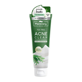 Plantnery โฟมล้างหน้า Tea Tree Acne Clear Amino Based Cleansing Foam 100 กรัม - Plantnery, ผลิตภัณฑ์ดูแลผิวหน้า