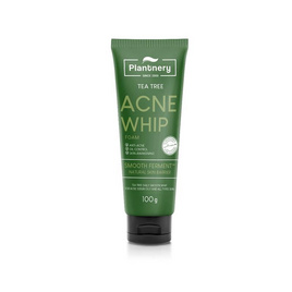 Plantnery วิปโฟมล้างหน้า Tea Tree Acne Whip Foam 100 กรัม - Plantnery, ซูเปอร์มาร์เก็ต