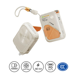 Power Bank Wireless 10000 mAh รุ่น RPP-116 Black - Remax, สินค้าใหม่  Remax Fan