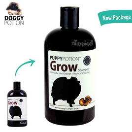 Puppy Potion สูตร Grow แชมพูสุนัข สารสกัดจากโสม ลดขนร่วง 500ml - Doggy Potion, แชมพูและครีมนวด