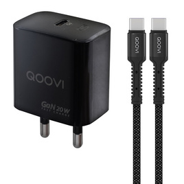 Qoovi ชุดชาร์จ C to C รุ่น PD20WC - Qoovi, 7Online