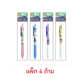 Quantum ปากกาเจล 0.5 มม. Stitch คละลาย (แพ็ก 4 ด้าม) - Quantum, เครื่องเขียน/เครื่องใช้สำนักงาน