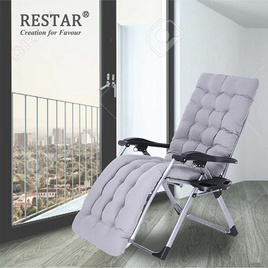 RESTAR เก้าอี้พับได้ รุ่น ChillChill สีดำ ฟรีเบาะนวม - RESTAR, RESTAR