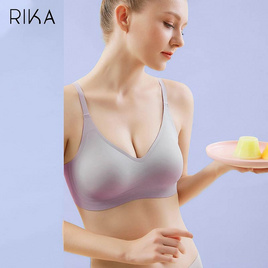 RIKA Seamless Bra ฟองยางพารา 3D ไม่มีโครง แบบตะขอหลัง AA1012 - RIKA, แฟชั่น