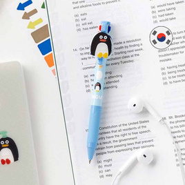 ROPAMODA ปากกาเจล 3 สี Brunch Brother 3 Color Gel Pen - Penguin - ROPAMODA, ปากกา